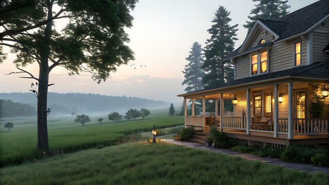 A coastal themed entryway with starfish decorations and a white console table and a white door