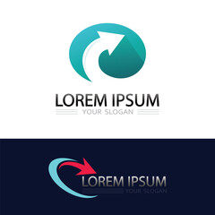 Arrowhead Symbol Vector Logo with Dynamic and Energetic Movement Design