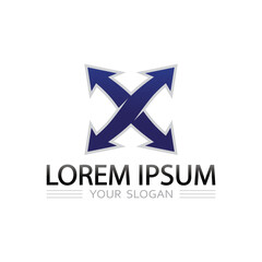 Gradient Arrow Logo Icon Design for Navigation App and Directional Technology