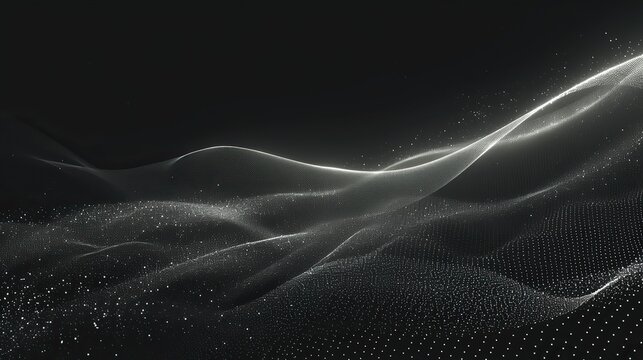 A dark gray background that forms an abstract and futuristic design; The motion effect adds energy and vitality, making it ideal as a backdrop for digital or tech-themed content.