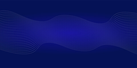 Blue background with line waves and gradient variation. Suitable for user interface bakcdrop good simple art modern vector