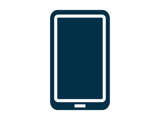 Smartpone icon. Technology glyph icon. Solid vector icons concept. Flat vector illustration.