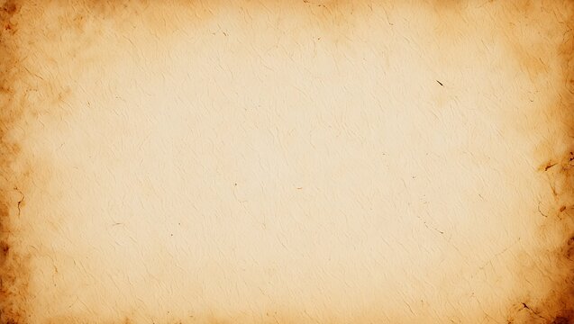 Aged parchment paper with textured surface, vintage or antique style background material, Seamless paper texture with subtle detail and warm cream coloring