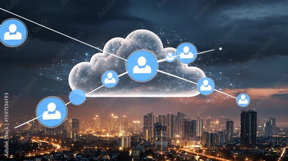 Poster cloud computing network: global connectivity and data sharing