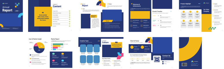 Startup Tech Annual Report Brochure