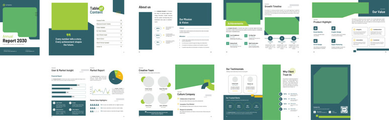 Tech Business Annual Report Brochure
