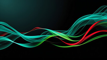 Naklejka premium abstract colorful wave background