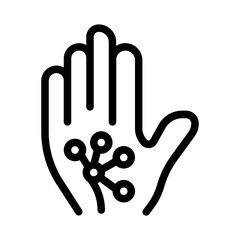 Obraz premium Biometric Access Icon