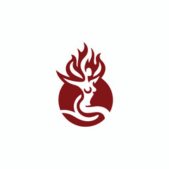 Fire goddess logo