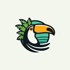 Tropical toucan logo