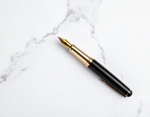 Fototapeta premium fountain pen on the paper