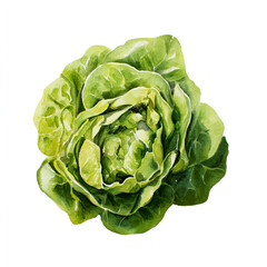 Fresh lettuce: Capturing the natural beauty of a fresh, crisp lettuce, this image showcases the vibrant green leaves, highlighting its nutritional goodness.