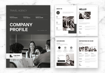 Gray And White Travel Company Profile