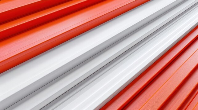 Orange and White Parallel Bars