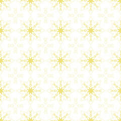 Elegant vector seamless patterns featuring delicate snowflakes, perfect for winter and Christmas holiday decoration designs