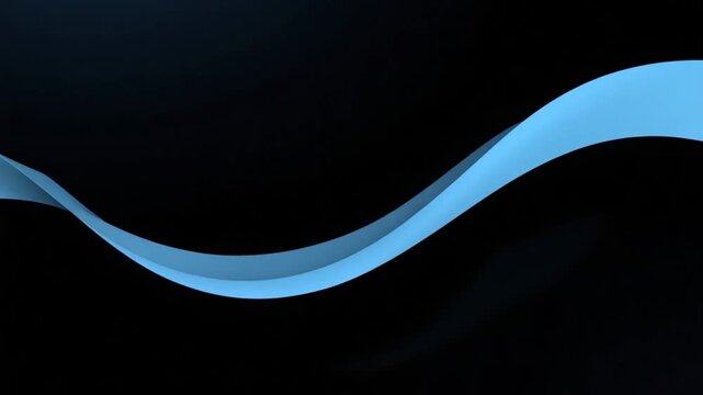 abstract blue wave
