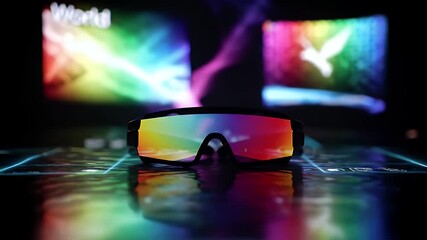 Experience vibrant digital worlds with advanced VR goggles Unveiling immersive technology for a captivating visual journey into digital realities and enhancing your digital entertainment