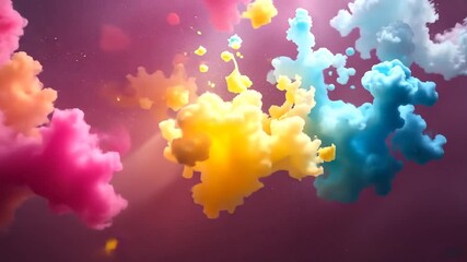 abstract colorful background - Powered by Adobe