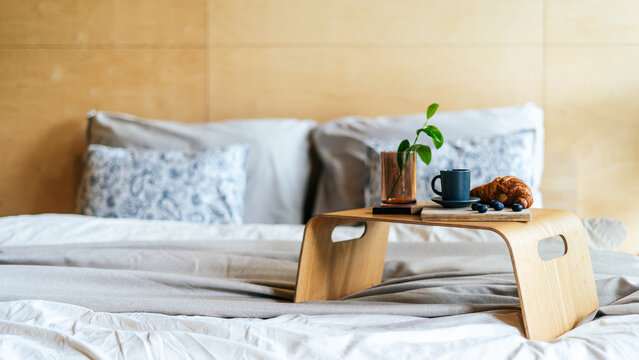 Cozy hotel room with a comfy bed and stylish furnishings for a perfect stay