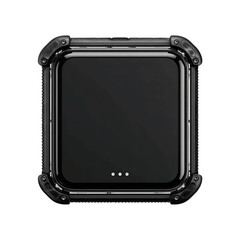 Rugged Black Smartphone Case with Protective