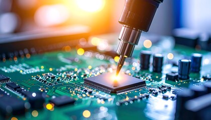 Electronic circuit board soldering