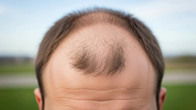 Alopecia Areata Patch on Scalp