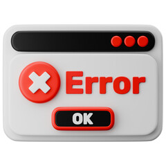 Error Notification Message