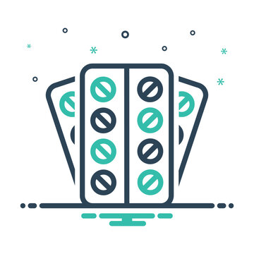 Mix icon for the pill