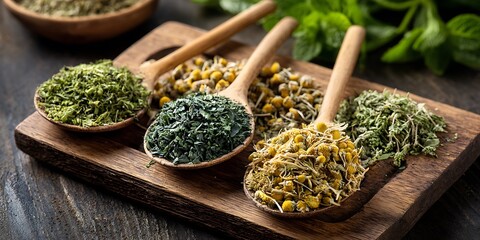 dried herbs and spices