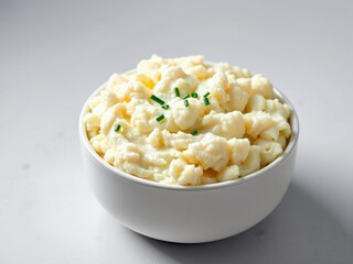 Creamy Mashed Cauliflower in a Bowl