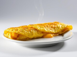 Steaming Hot Cheese Omelette