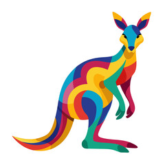 Kangaroo vector illustration