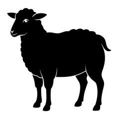 Sheep Silhouette Vector