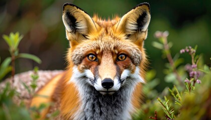 Fototapeta premium Close-up of a red fox