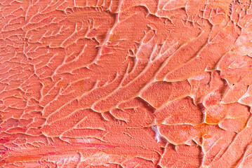 Abstract Coral Acrylic Paint Texture