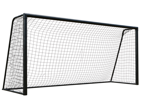 Soccer goal net isolated on transparent background - Powered by Adobe