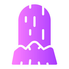 wood carving gradient icon