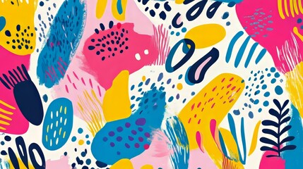 Abstract pattern beautiful bright colorful summer background