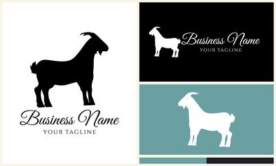 Goat Logo Design Variations. (5)