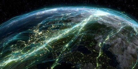 Global interconnections earth