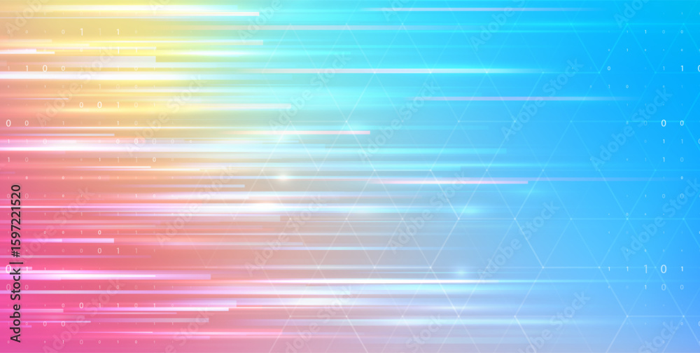 Poster abstract big data code representation. modern high-tech data background. graphic concept for your de