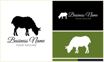 Sheep Logo Design Variations. (3)