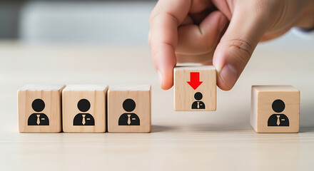 Layoff concept human resources management employee selection recruitment process