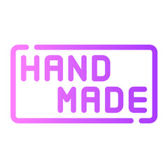 hand made gradient icon