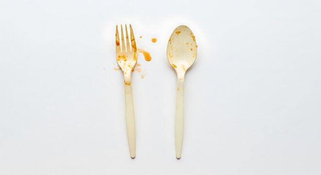 Dirty Fork and Spoon