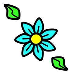 abstract flower icon