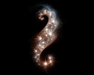 Naklejka premium Abstract Glowing Spiral Design