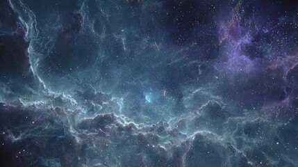 Colorful Deep Space Nebula