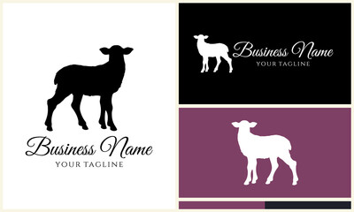 Obraz premium Lamb Logo Design Variations. (17)