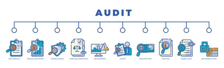 Audit banner web icon